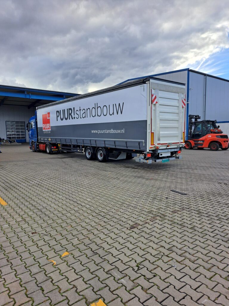 MEGA oplegger schuifzeil ODSD Trading zware laadklep