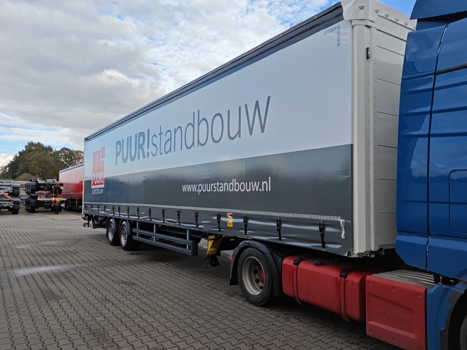 MEGA PUUR! Standbouw oplegger system trailers