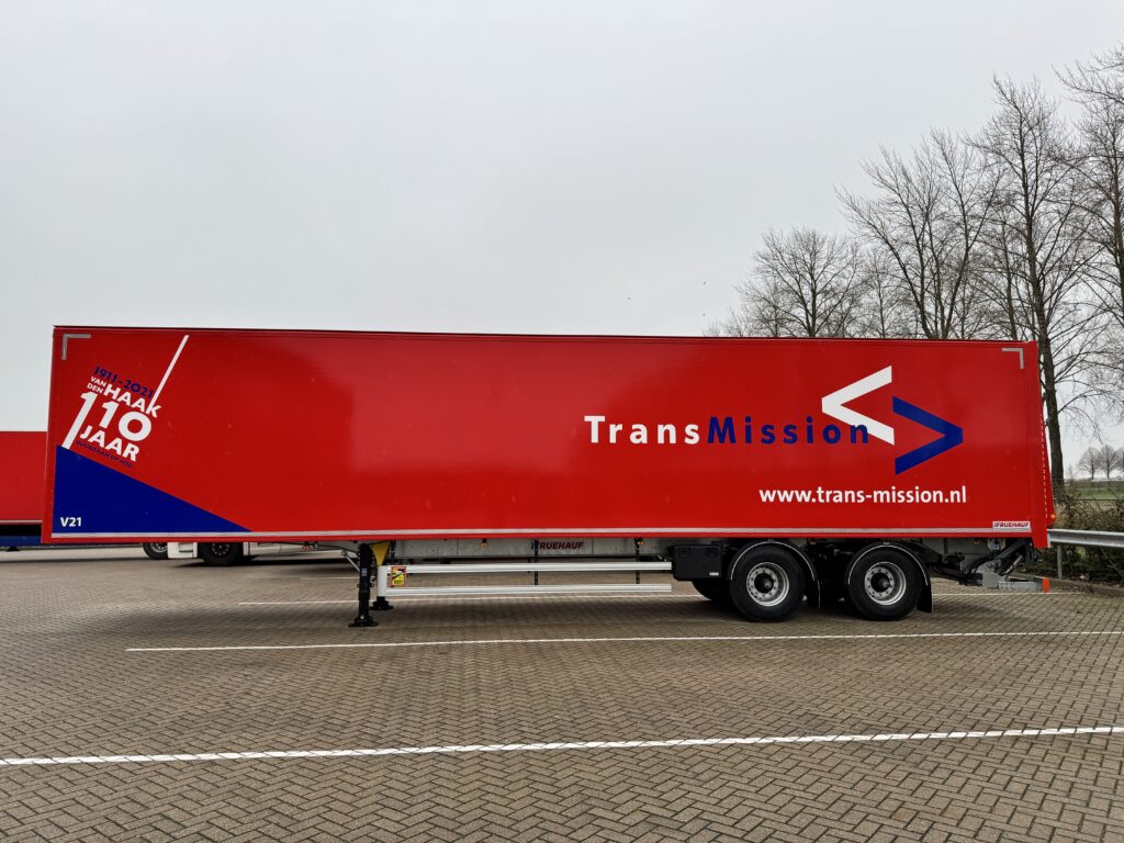 van de haak transmission kastenoplegger plywood boxtrailer stuurtrailer city 2 achterzijde klep