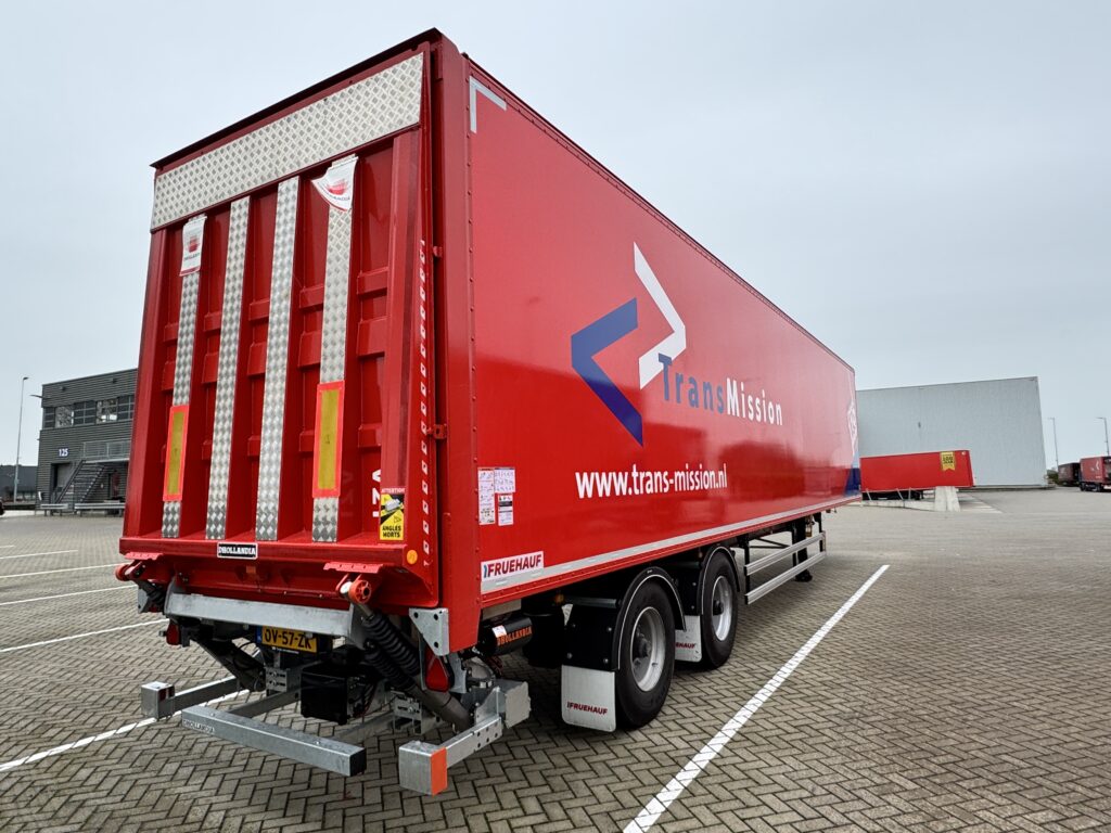 van de haak transmission kastenoplegger plywood boxtrailer stuurtrailer city 2 achterzijde