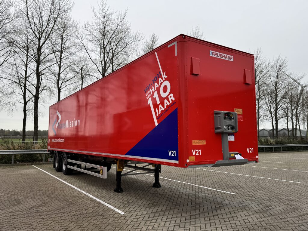 van de haak transmission kastenoplegger plywood boxtrailer stuurtrailer city