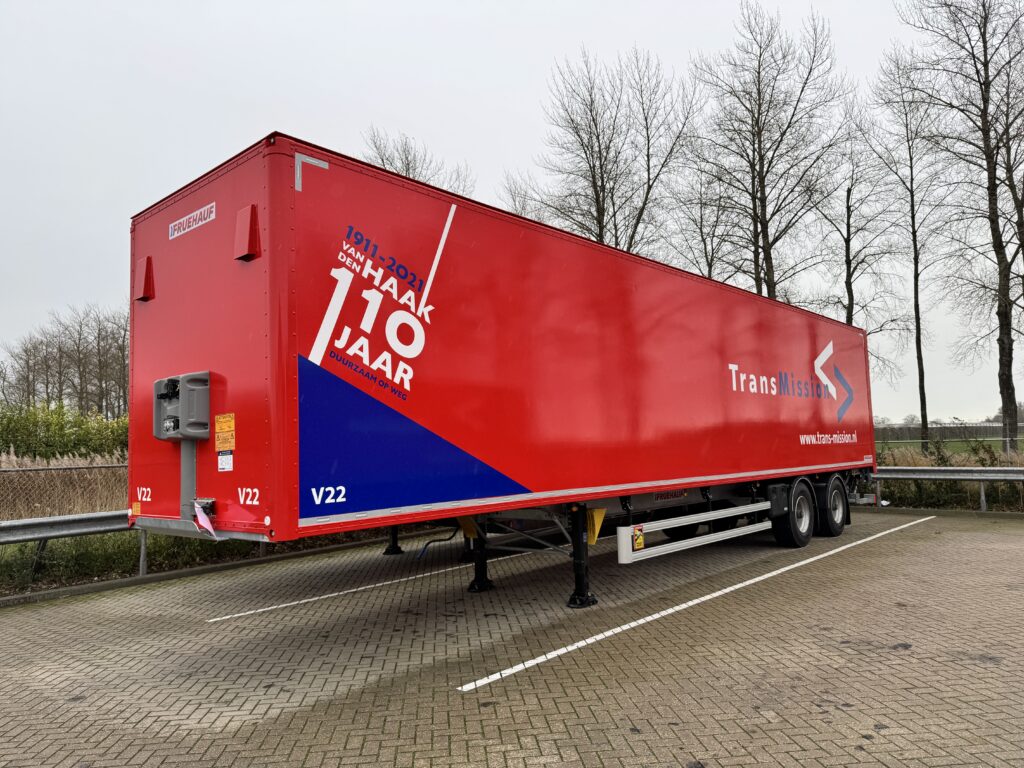 van de haak transmission kastenoplegger plywood boxtrailer