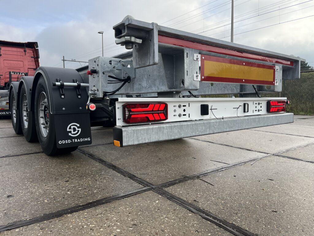 containerchassis system trailers van der veld zandvoort thermisch verzinkt heavy duty 40 voet odsd trading