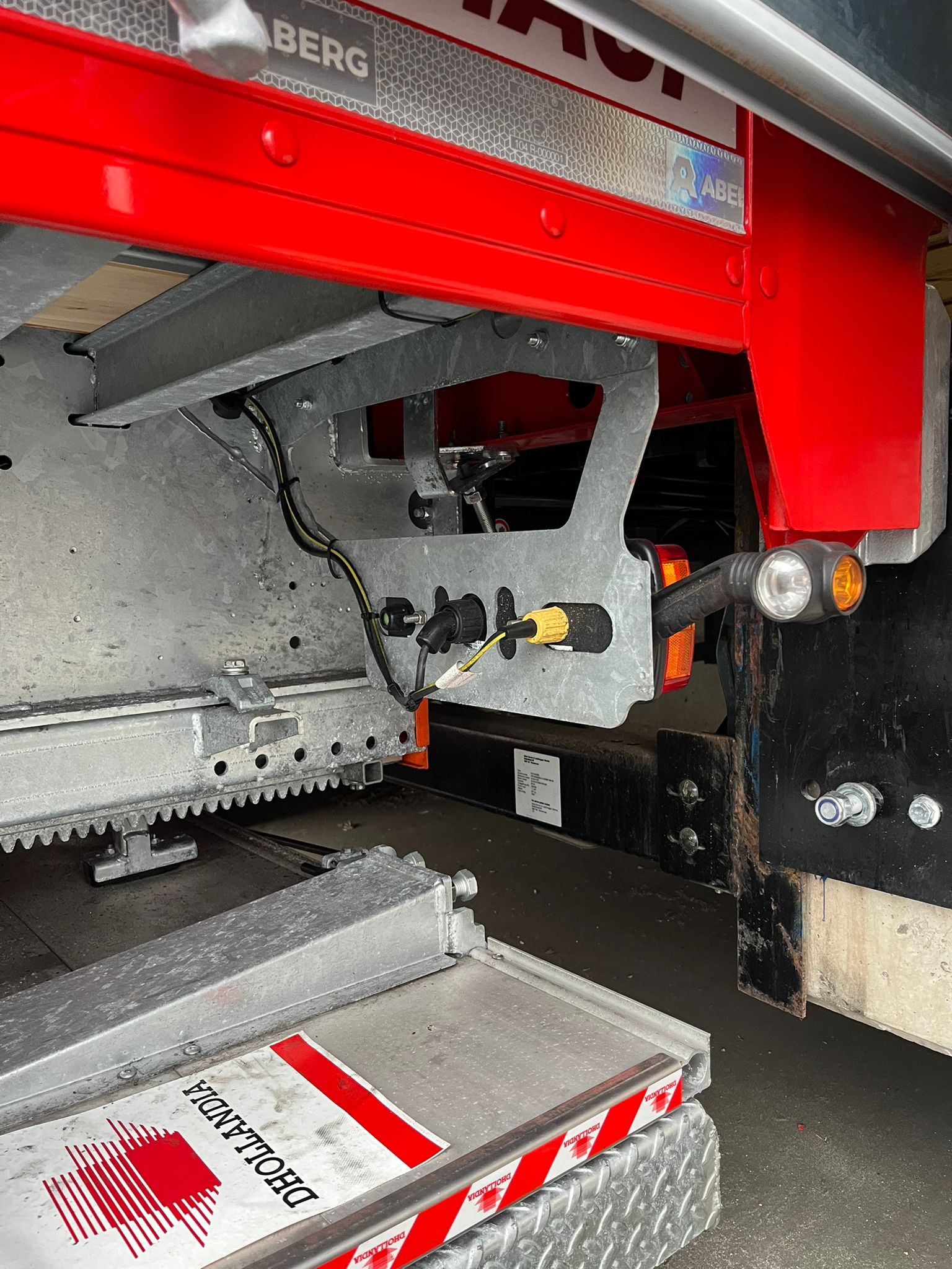 Verlichting Fruehauf aansluiting lampen