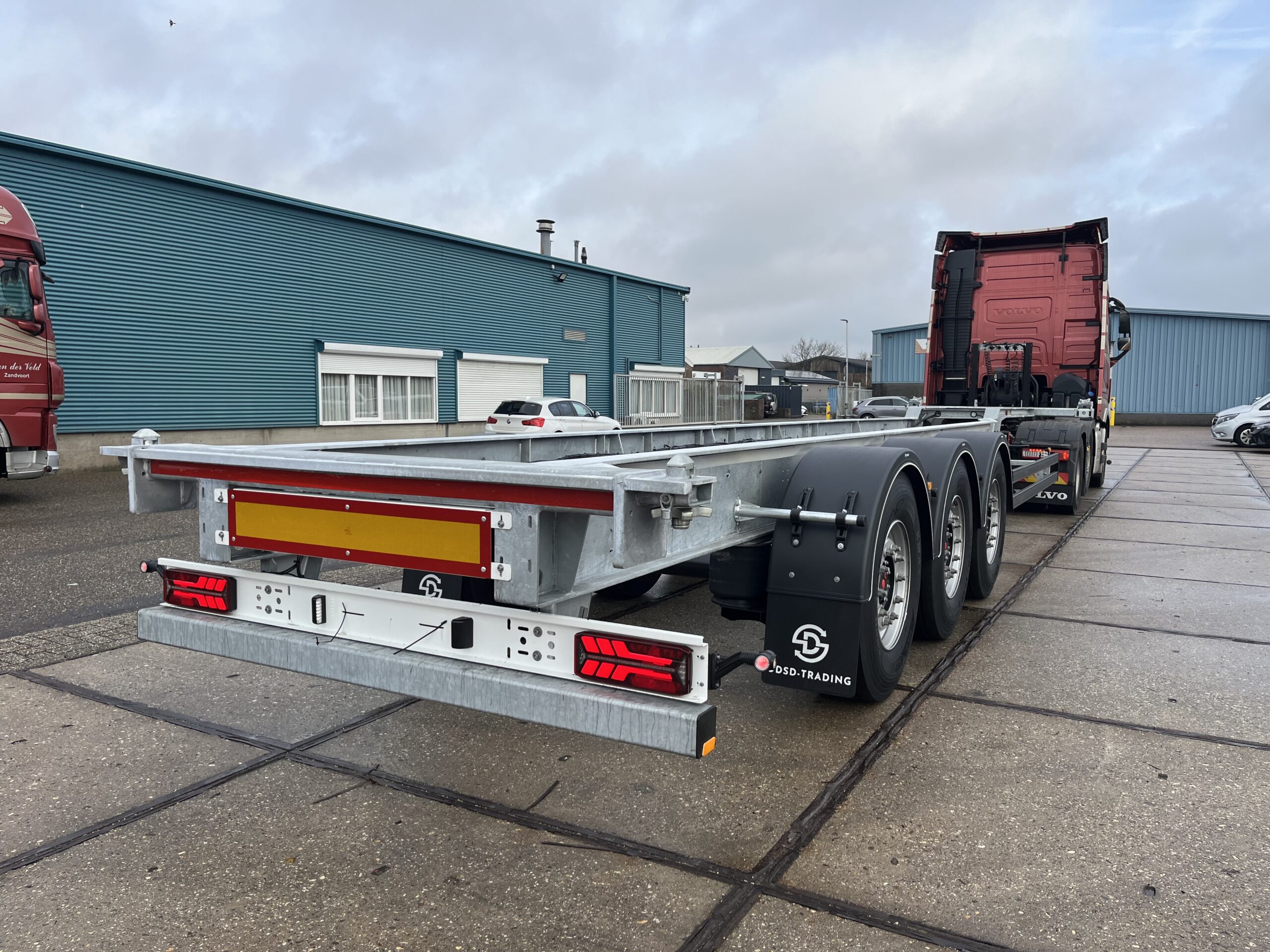 Containerchassis Veld System Trailers Schmitz Krone D-Tec DTEC
