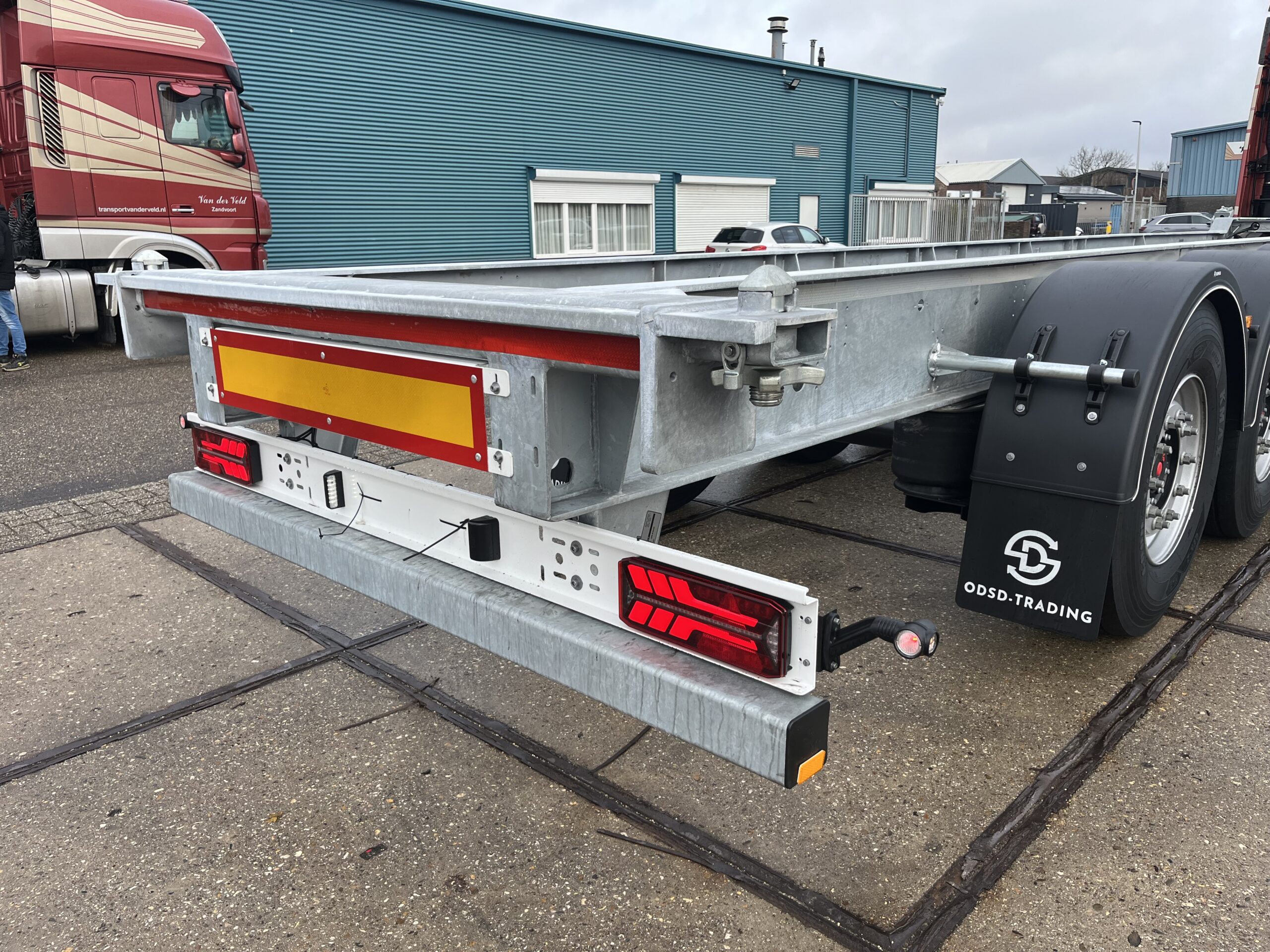 Containerchassis Veld System Trailers Schmitz Krone D-Tec DTEC