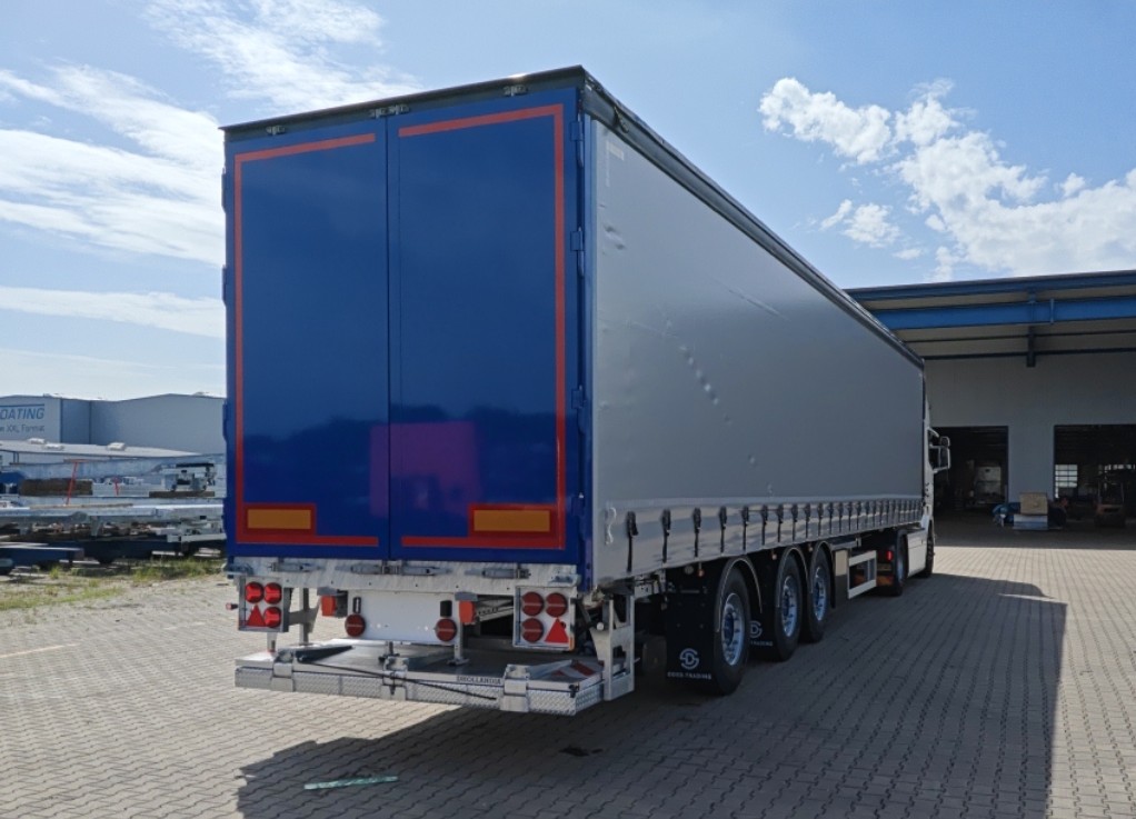 Oplegger met laadklep kleptrailer dhollandia