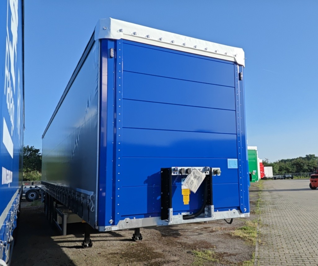 Kopschot pee en pee trailer oplegger bouw transport kooiaaptrailer te huur